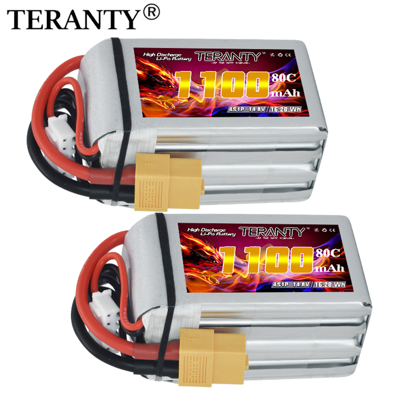 Drone Rc Leading - TERANTY 4S 1100mAh 80C/160C Lipo Battery