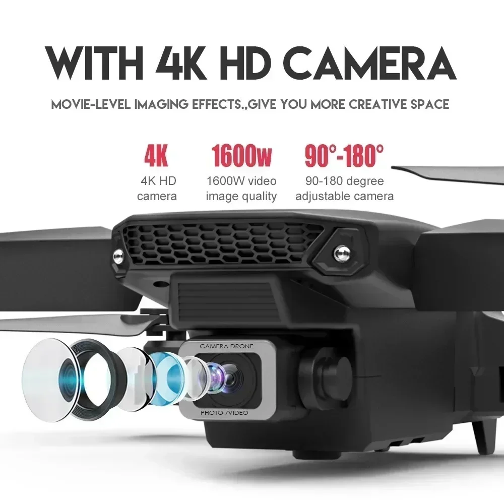 E88 Pro WIFI FPV Drone Wide An - Drone Ae Rc 评论和价格