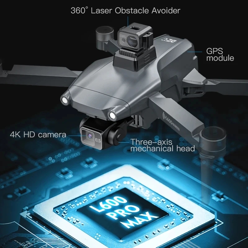 L600 PRO MAX GPS Drone Profess - Drone Ae Rc 评论和价格